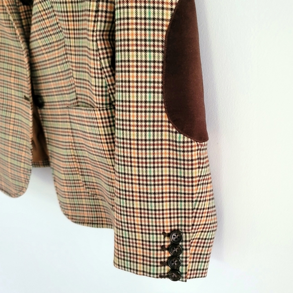 Vintage Talbots Tweed Blazer Size 6 - Picture 5 of 9